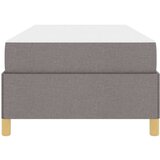  Krevet s opruga kutije Taupe i bijela 90 x 190 cm tkanina | shoptok.hr