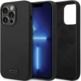 HARDCASE OVITEK IZ TEKOČEGA SILIKONA ZA IPHONE 14 PRO MAX 6.7 ČRN, (21972064)