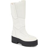Tommy Jeans Zimski škornji Tjw Long Shaft Biker Boot EN0EN02376 Bela | Shoptok.si