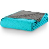 DecoKing Tirkizna karirana od mikrovlakana Axel, 170 x 210 cm | shoptok.hr