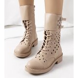 D/CEO Beige boots Huff Cene