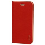  Premium preklopna torbica Samsung Galaxy A15 5G - rdeča z zlatim robom | Shoptok.si