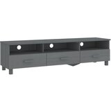 Furnova TV omarica HAMAR temno siva 158x40x40 cm trdna borovina, (21922578) | Shoptok.si