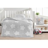 Mijolnir Svijetlo siva deka za bebe od flisa 100x120 cm Star – | shoptok.hr