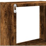vidaXL Stenska omarica 78x18x71 cm dimljeni hrast inženirski les | Shoptok.si