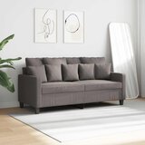  Dvosjed od tkanine smeđesivi 140 cm | Eponuda.com