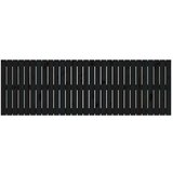  Zidno uzglavlje crni 185x3x60 cm od masivne borovine | shoptok.hr
