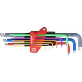 Wiha 46555 set od 9 imbus L-ključeva sa kuglastim završetkom, u držaču, 1.5-10mm ( W 46555 ) Cene