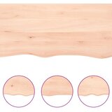  Zidna polica 40x40x(2-4) cm neobrađena masivna hrastovina | Eponuda.ba