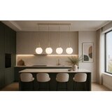 Brilagi Luster na sajli MILO 4xE27/60W/230V bež/zlatna | Eponuda.com