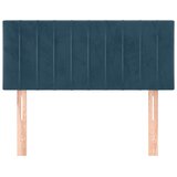  Uzglavlje tamnoplavo 100x5x78/88 cm baršunasto | Eponuda.com