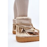Boto Women's Snow Boots with Gold Laces Toolsa | Shoptok.si