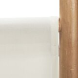  Sklopiva sobna pregrada s 6 panela 240 cm od bambusa i platna | shoptok.hr