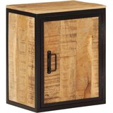 vidaXL Kopalniška omarica 40x30x50 cm trden mangov les in železo | Shoptok.si