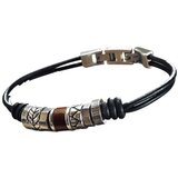 Fossil Narukvica tamno smeđa / srebro | shoptok.hr