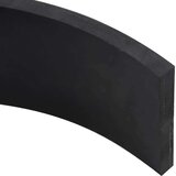 vidaXL Gumeni rub za snježni plug crni 100x10x1 cm | shoptok.hr