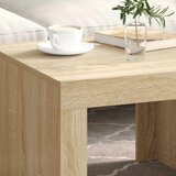  Stolić za kavu boja hrasta 50x50x35 cm konstruirano drvo | shoptok.hr