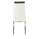 Kondela Jedilni stol, temno siva/bela, GERDA NEW | Shoptok.si