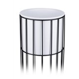 Metalna saksija LOFT 70x20 cm crna/bela | Eponuda.com
