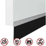 Držač četke za vrata 12 pcs Srebrno 100 cm Aluminijski legura | shoptok.hr