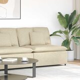  Modularni Sofa Centralni Modul s Jastucima Krem 100 cm | shoptok.hr