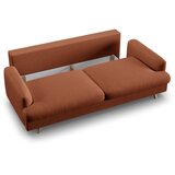 Micadoni Raztegljiva/s prostorom za shranjevanje sedežna garnitura v barvi terakote 233 cm Naomi – | Shoptok.si