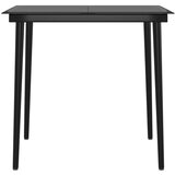  3-dijelni vrtni blagovaonski set s jastucima sivo-crni | shoptok.hr