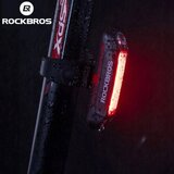 ROCKBROS stražnje svjetlo za bicikl A54BK + micro USB &amp;ndash; USB-A kabel &amp;ndash; crno Slike