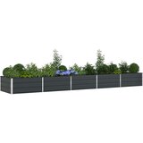  Sadilica Antracit 195 x 100 x 45 cm Cinkani čelik | shoptok.hr