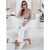 DStreet Damski sweter prążkowany NOLVIE beżowy | ePonuda.com