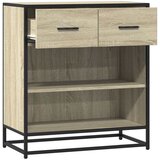  Komoda boja hrasta 68x35x76 cm konstruirano drvo Slike