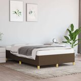  Posteljni okvir temno rjav 120x200 cm blago, (20725087) Cene