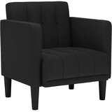 SOFA s naslonima za ruke Crna 53 cm Tkanina | shoptok.hr