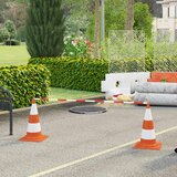 vidaXL Uvlačive prečke za prometne čunjeve 10 kom ABS 116 - 197 cm | shoptok.hr