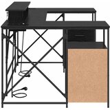  Stol s policom Crni hrast 182 x 101 x 87,5 cm Konstruirano drvo | Eponuda.com