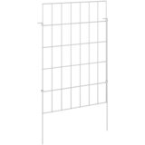 vidaXL Ograja za vrt z žeblji 12 pcs 35 x 50 cm Mesh Pocinkano jeklo, (5000301383) | Shoptok.si