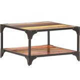 vidaXL Klubska mizica 60x60x35 cm trden predelan les Cene