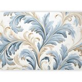  Foto tapeta - Baroque Ornaments in Light Cream-Blue Hues 392x280 Samoljepljiva | shoptok.hr