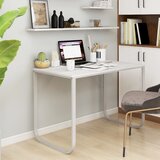  Stol za računalo bijeli 110 x 60 x 73 cm od iverice | shoptok.hr