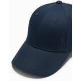 Ombre Men's baseball cap with decorative embroidery - navy blue | Shoptok.si