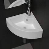  Umivaonik sa zaštitom od prelijevanja 45 x 32 x 12,5 cm bijeli | shoptok.hr