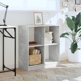  Regal za knjige boja betona 68,5x32x75 cm konstruirano drvo | shoptok.hr