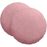  Jastučići za sjedenje 2 pcs Ružičasta Ø60 x 21 cm Baršun | Eponuda.ba