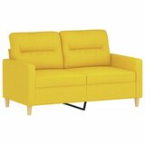  3-dijelni set sofa s jastucima svjetložuti od tkanine | shoptok.hr