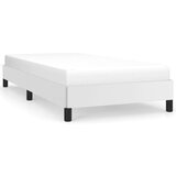  Posteljni okvir bel 100x200 cm umetno usnje, (20723525) | Shoptok.si