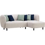 Lomoco SEDEŽNA GARNITURA, šenilja bež | Shoptok.si