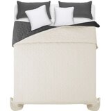 Tutumi Dvostrano prošiveni prekrivač Diamante D.Grey / Ecru | shoptok.hr