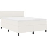  Krevet s podnicom s madracem &amp LED Krem 160x200 cm Kordura tkanina | shoptok.hr