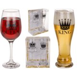  Set kozarcev "King & Queen" Cene