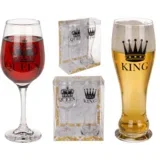 Set kozarcev "King & Queen"